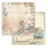 Scrapbook tömb, kert, 20,3x20,3 cm, 10 db/csomag