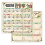 Scrapbook tömb, kert, 20,3x20,3 cm, 10 db/csomag