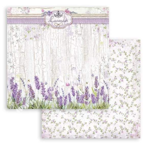 Scrapbook tömb, Provance, 20,3x20,3 cm, 10db/csomag