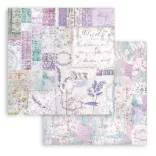 Scrapbook tömb, Provance, 20,3x20,3 cm, 10db/csomag