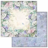 Scrapbook tömb, Hortenzia, 20,3x20,3 cm, 10 db/csomag