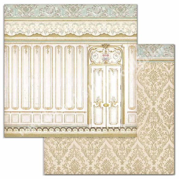 Scrapbook tömb, Hercegnő, 20,3x20,3 cm, 10 db/csomag