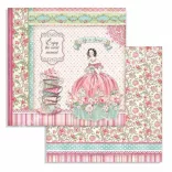Scrapbook tömb, Sütik, 20,3x20,3 cm, 10 db/csomag