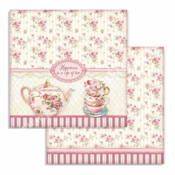 Scrapbook tömb, Sütik, 20,3x20,3 cm, 10 db/csomag