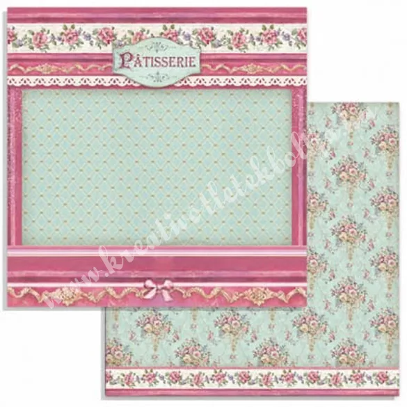 Scrapbook tömb, Sütik, 20,3x20,3 cm, 10 db/csomag