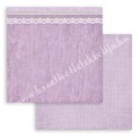 Scrapbook tömb, Provence Levendula, 20x20 cm, 10 db/csomag