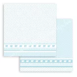 Scrapbook tömb, Babydream blue, 20x20 cm, 10 db/csomag