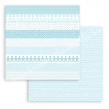 Scrapbook tömb, Babydream blue, 20x20 cm, 10 db/csomag