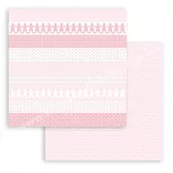 Scrapbook tömb, Babydream pink, 20x20 cm, 10 db/csomag
