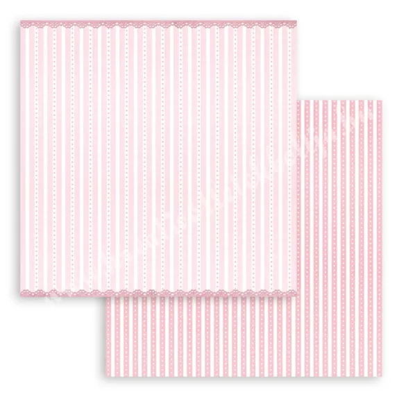 Scrapbook tömb, Babydream pink, 20x20 cm, 10 db/csomag
