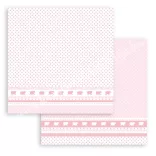 Scrapbook tömb, Babydream pink, 20x20 cm, 10 db/csomag