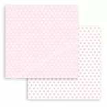 Scrapbook tömb, Babydream pink, 20x20 cm, 10 db/csomag