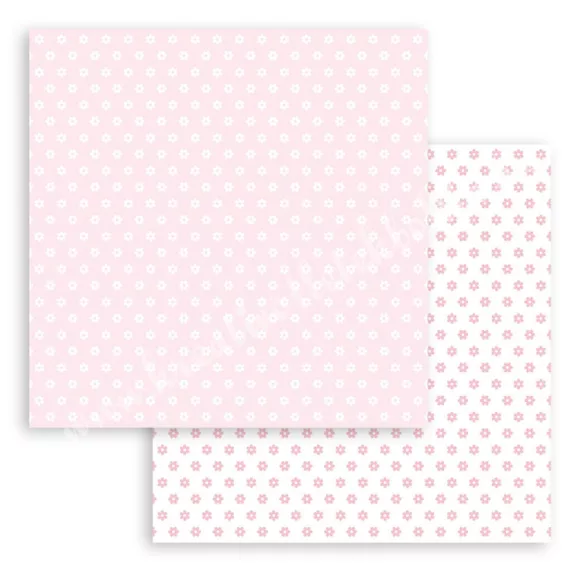 Scrapbook tömb, Babydream pink, 20x20 cm, 10 db/csomag