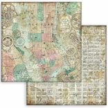 Scrapbook tömb, Hátterek, 20,3x20,3 cm, 10 db/csomag