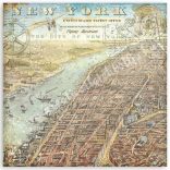 Scrapbook tömb, Hátterek, 20,3x20,3 cm, 10 db/csomag