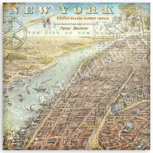 Scrapbook tömb, Hátterek, 20,3x20,3 cm, 10 db/csomag