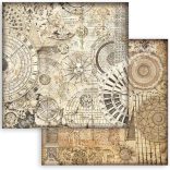 Scrapbook tömb, Hátterek, 20,3x20,3 cm, 10 db/csomag