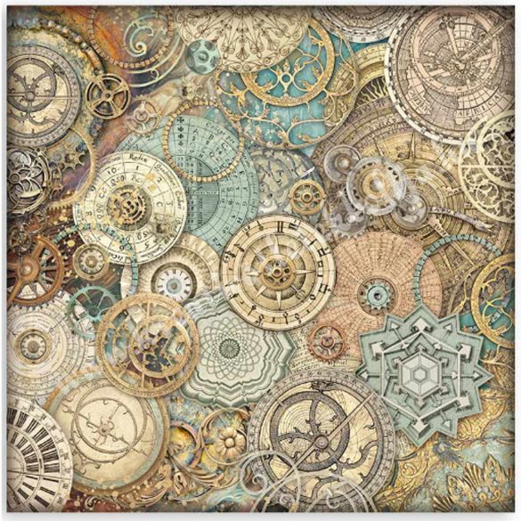 Scrapbook tömb, Hátterek, 20,3x20,3 cm, 10 db/csomag