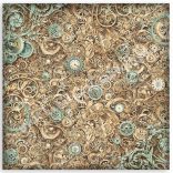 Scrapbook tömb, Hátterek, 20,3x20,3 cm, 10 db/csomag