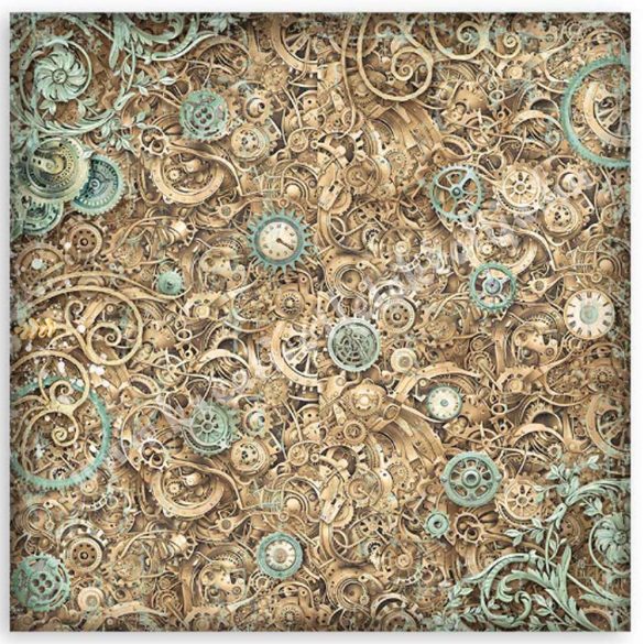 Scrapbook tömb, Hátterek, 20,3x20,3 cm, 10 db/csomag