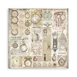 Scrapbook tömb, antikvitás, 20,3x20,3 cm, 22 db/csomag