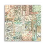 Scrapbook tömb, antikvitás, 20,3x20,3 cm, 22 db/csomag