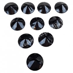 Kártyatartó gyémánt, fekete, 4x2,5 cm, 10 db/csomag