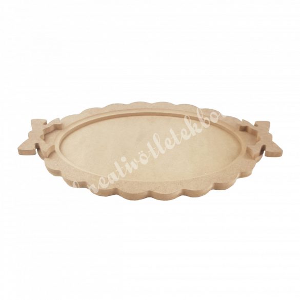 MDF tálca 2.  37x22,5x2,5cm