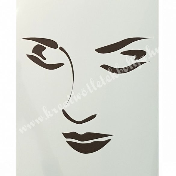 Stencil 83., Női arc, A4