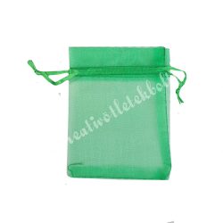 Organzatasak, zöld, 7x9 cm