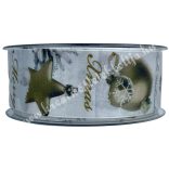 Karácsonyi szalag, zöld, 4 cm (142)