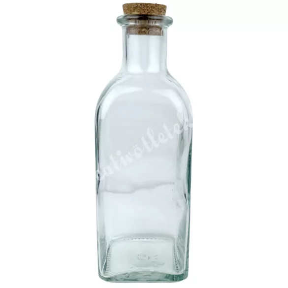 Üvegpalack parafadugóval, 500 ml