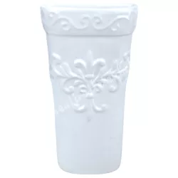 Porcelán párologtató radiátorra, fehér, 9x18 cm