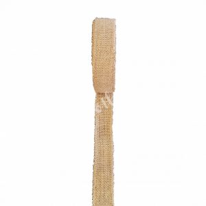 Natúr juta szalag 2,5 cm