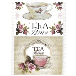 Rizspapír, Tea time, A4 (R0492)