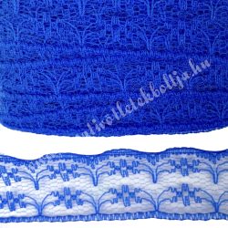Nylon csipke, sötétkék, 2,3 cm