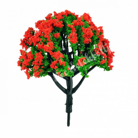 Piros virág fa, 8 cm