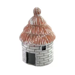 Mini kunyhó, nádtetővel (fehér)