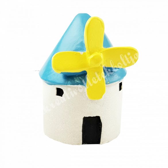 Mini malom sárga szélkerékkel