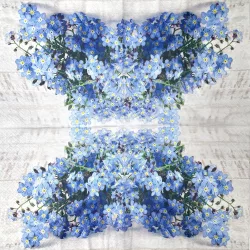 Szalvéta, tavaszi virágok, 33x33 cm (36)