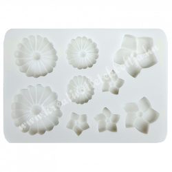   Marcipán és fondant mintázó, szilikon, harangvirág, gerbera