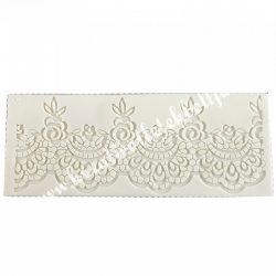 Szilikon öntőforma, csipke bordűr