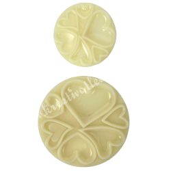 Marcipán és fondant mintázó, szív, 2 db/csomag