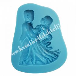 Marcipán, fondant mintázó, szilikon, táncoló pár