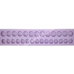 Marcipán és fondant mintázó, szilikon, smiley