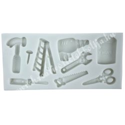 Marcipán, fondant mintázó, szilikon, barkács