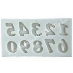 Marcipán, fondant mintázó, számok