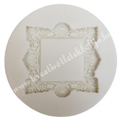   Marcipán, fondant mintázó, szilikon, ornamentális keret, 4,5 cm