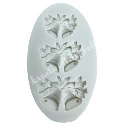   Marcipán, fondant mintázó, szilikon, csengettyűk, 5x8,5 cm