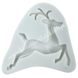 Marcipán és fondant mintázó, szilikon, őz